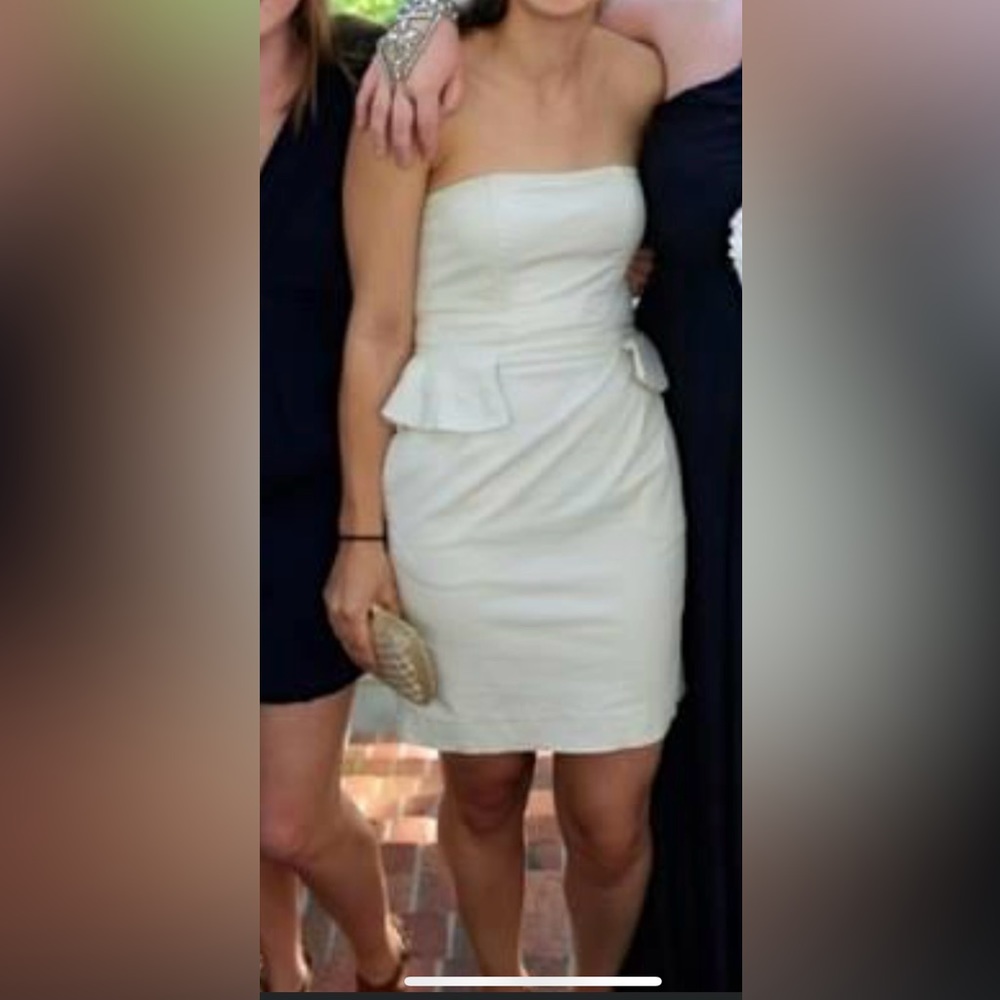 Marc by Marc Jacobs Cream Strapless Dress